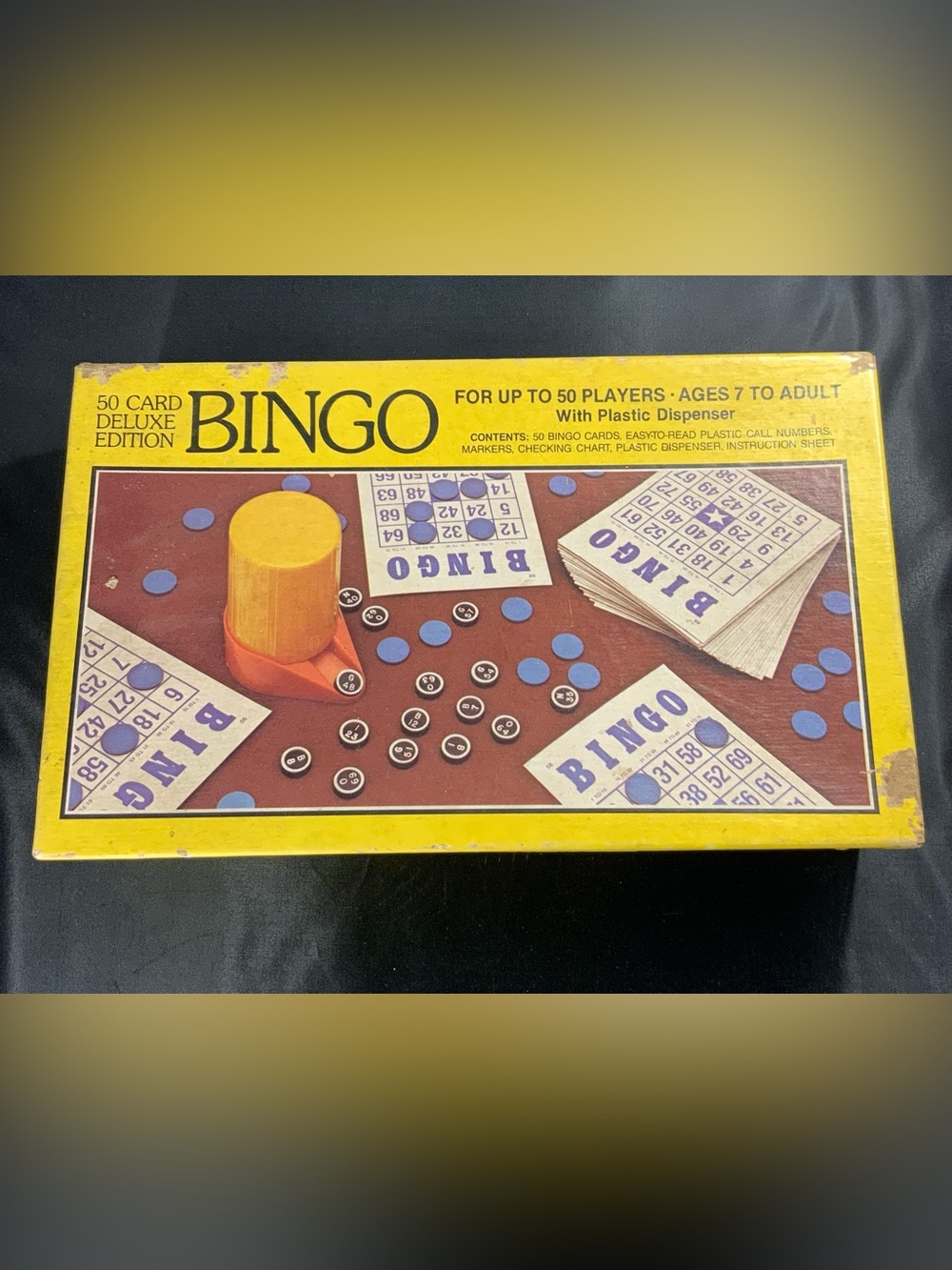 Vintage 1981 Whitman 50 Card Deluxe Bingo Game Set No. 4805